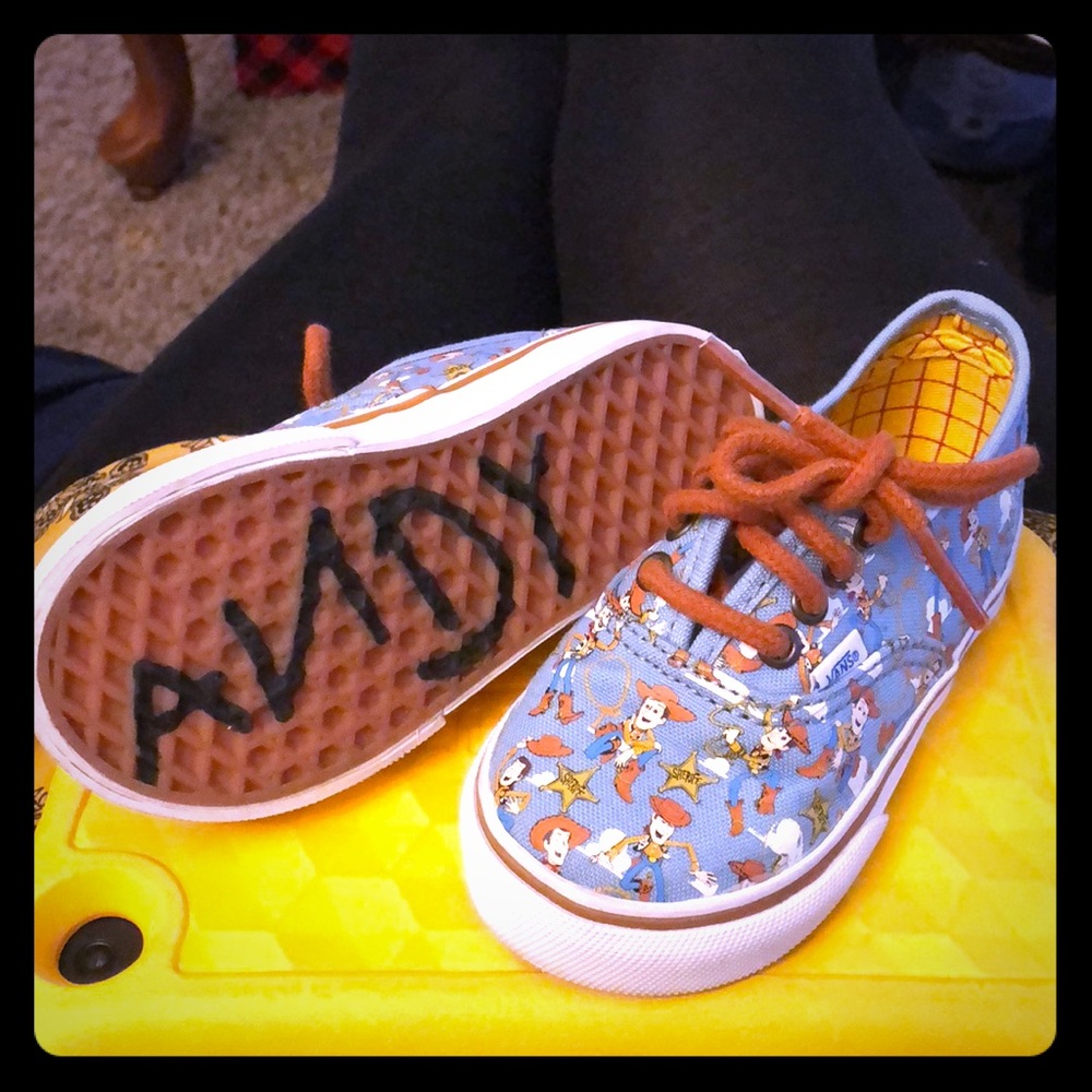 Toy Story toddler shoes (Vans)